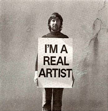 I Am A Real Artist - Keith Arnatt 1972 I Am A Real Artist - Keith Arnatt